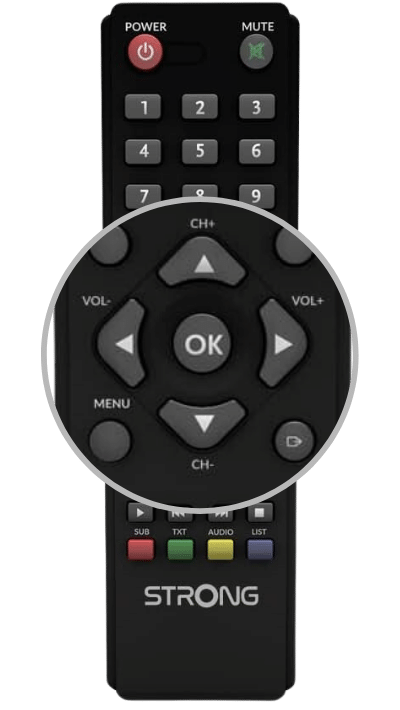 Mando receptor cruceta ampliada